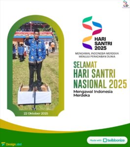 Momentum Hari Santri Nasional 2025, Ahmad Ukin, S.Pd : Peran Santri dan Taman Pengajian Al-Qur’an (TPQ) Menjawab Degradasi Moral dan Pembangunan Desa Gane Luar.
