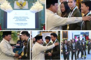 Presiden Prabowo Serahkan Bonus Atlet Peraih Medali SEA Games Thailand 2025