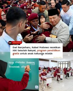 Presiden Prabowo Resmikan 166 Sekolah Rakyat di 34 Provinsi, Wujud Nyata Putus Mata Rantai Kemiskinan