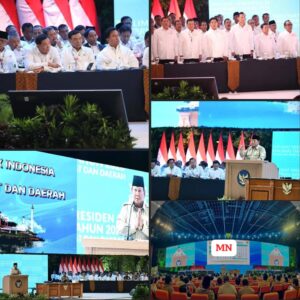 Menhan Sjafrie Hadiri Rakornas 2026, Presiden Prabowo Tekankan Stabilitas Pertahanan sebagai Fondasi Pembangunan