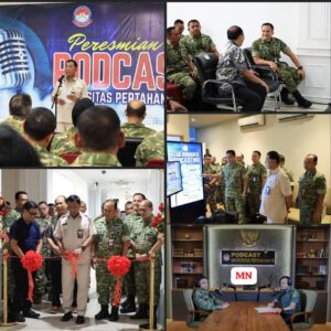 Unhan RI Resmikan Podcast Pertahanan, Perkuat Literasi Strategis di Era Digital