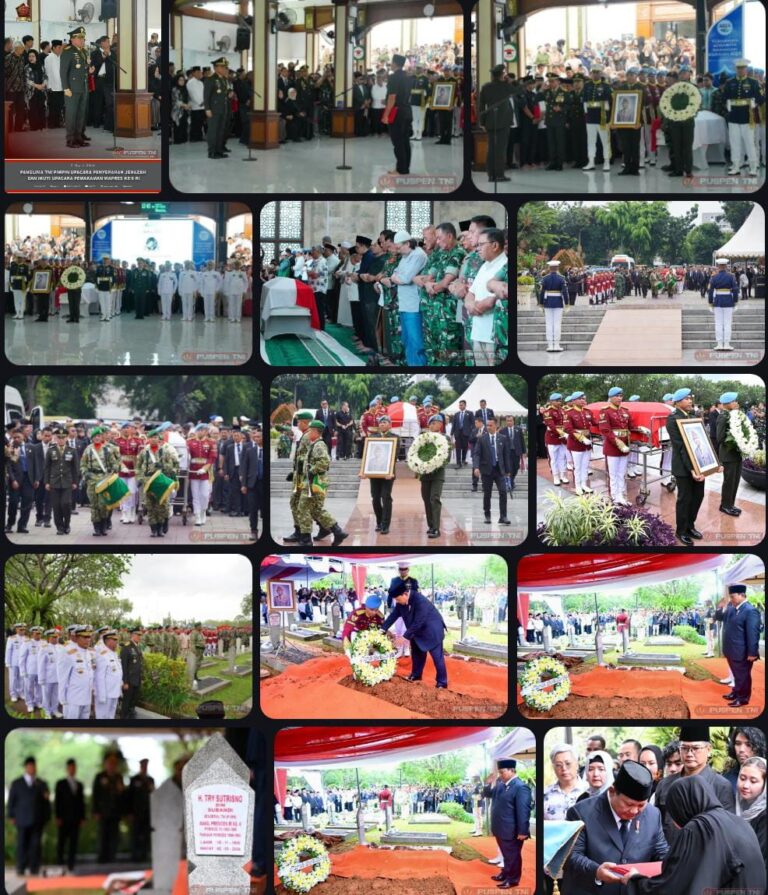 Panglima TNI Pimpin Serah Terima Jenazah Wapres ke-6 Try Sutrisno