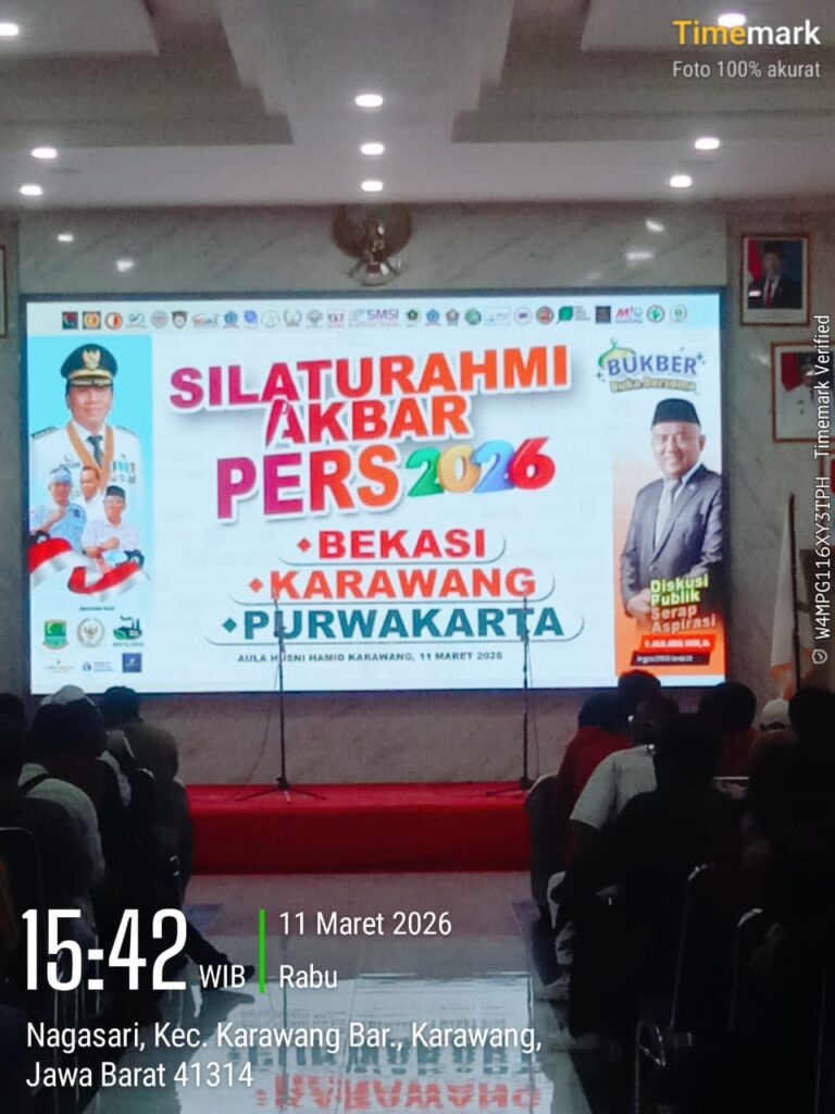 Wartawan se 3 Kabupaten Bekasi Karawang dan purwakarta, mengadakan BUKBER dan Silaturahmi Akbar