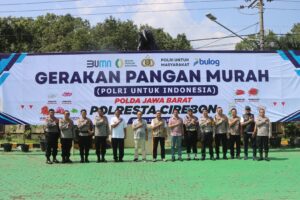 Polresta Cirebon Gelar Gerakan Pangan Murah Polri Untuk Indonesia