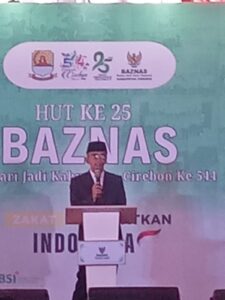 Puncak acara HUT BAZNAS KE-25 dan hari jadi kabupaten Cirebon ke 544 tahun 