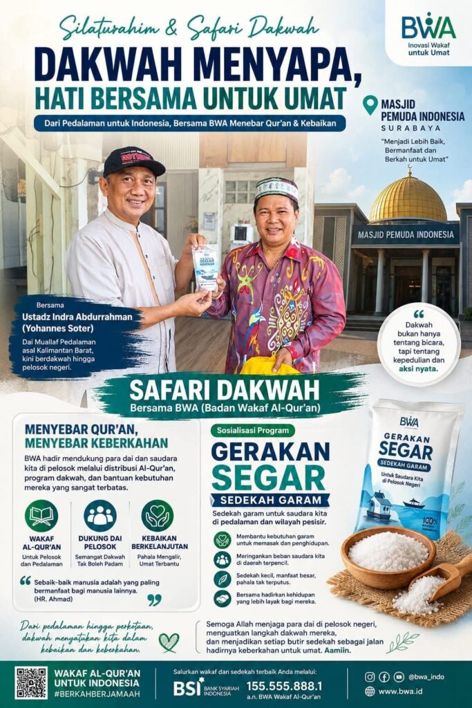 Silaturrahim Dakwah di Masjid Pemuda, Tok Ya Sosialisasikan Gerakan SEGAR Bersama Dai Muallaf Pedalaman