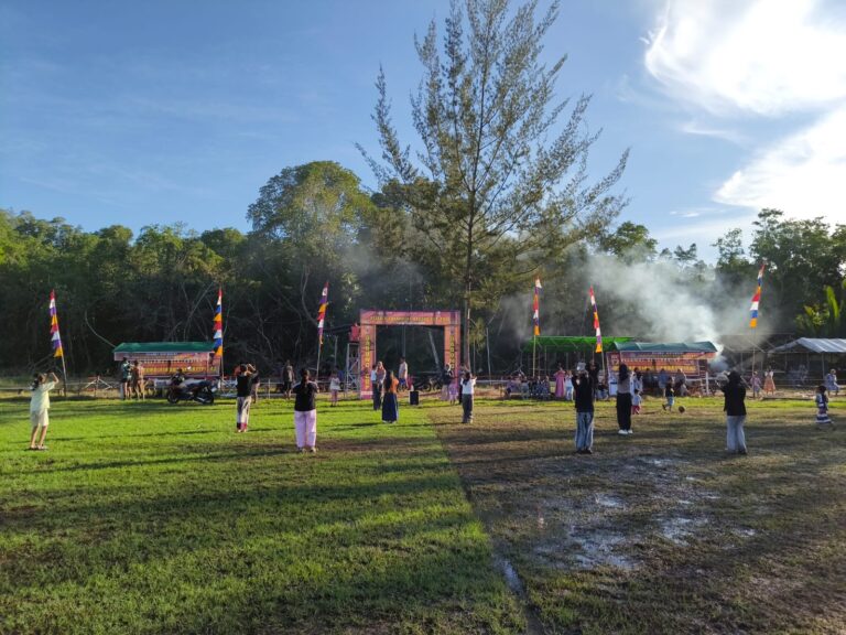 Turnamen Dabong Cup di selah persiapan nampak meriah