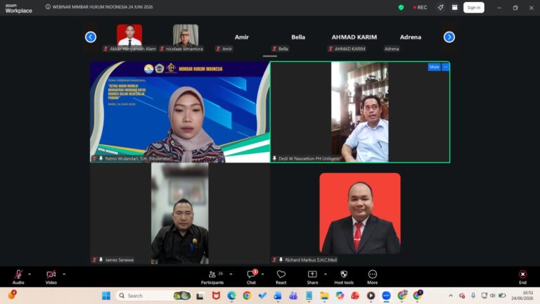 Ketika Hakim Memilih Tidak Menghukum: Webinar Nasional Mimbar Hukum Indonesia Bahas Rechterlijk Pardon yang Mengubah Wajah Keadilan
