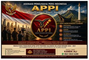 DPW APPI Sulsel Buka Rekrutmen Pengurus Hingga Tingkat Kabupaten/Kota Di Sulawesi Selatan